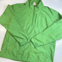 Duluth Trading Shirt Mens Large Bogey Windshirt Green Pullover Lightweight EUC - £19.80 GBP