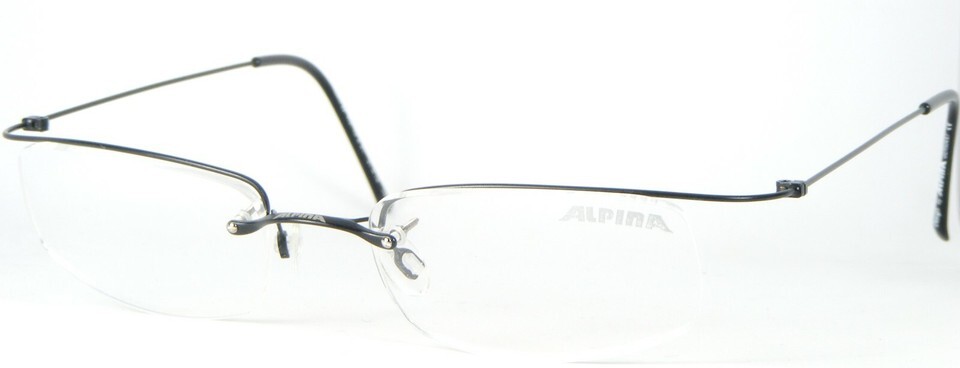 NEW ALPINA A3149 2 31 BLACK React 35 EYEGLASSES GLASSES FRAME 51-19-140mm - $88.70