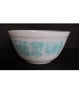 Pyrex Cinderella Mixing Bowl Amish Butterprint 402  1 1/2 qt. Turquoise ... - $68.37 CAD