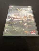 Sid Meier&#39;s Civilization V 5 (PC CD-Rom, 2010) Complete w Manual + Tech Tree CIB - £7.61 GBP