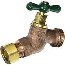 ARROWHEAD BRASS &amp; PLUMBING 254CCLF 1/2&quot; Compression, Red Brass, Straight... - $28.61