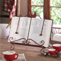 RED ROOSTER COOKBOOK STAND - $34.00