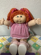 Vintage Cabbage Patch Kid Girl Red Hair Green Eyes HM#1 KT Factory 1985 - £148.23 GBP