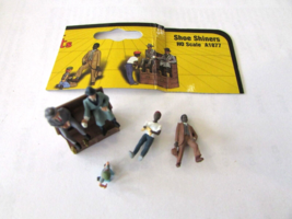 Woodland Scenics A1877 Shoe Shiners HO Figures L/N  H3 - $179.89 MXN