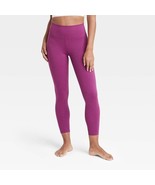 Women&#39;s 7/8 High-Rise Leggings All in Motion Heathered Purple Size XL Re... - £16.74 GBP