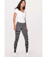 Lululemon Wunder Under HR Tight Athletic Leggings Size 4 Gray Full Length - €38,68 EUR
