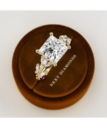 3 Ct Princess Cut F VS1 Lab Grown Twig Diamond Nature Inspired Engagemen... - €3.177,73 EUR