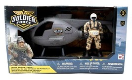 Soldier Force 3.75&quot; Scale Military Helicopter Patrol Vehicle GI Joe Scale - £21.43 GBP