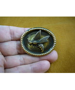 (b-bee-211) Bumble bee honey I love crazy little bees Hornet pin brooch ... - $360.80 MXN