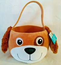 Easter Basket - Adorable Brown Puppy -Soft! Floppy Ears! 7&quot; wide x 6&quot; de... - $10.11