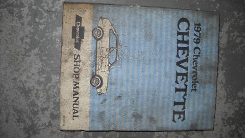 1979 Chevy Chevrolet Chevette Servizio Negozio Repair Manuale OEM Fabbri... - $5.97