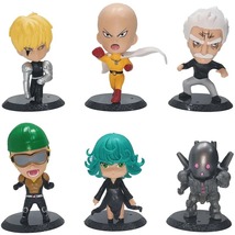 6pcs/set Anime One Punch Man Pvc Action Figure Toys 10cm - £50.35 GBP