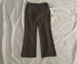 Calvin Klein Women&#39;s Modern Fit Tapered Leg Gray Plaid Dress Pants Size 16 - £24.92 GBP
