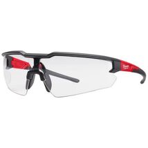 Milwaukee Anti-Fog Safety Glasses Clear Lens Black/Red Frame - $21.95