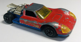 Evil Kinevil Racecar Red 1976 Ideal Toys Vintage - $11.64