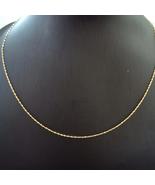 18K Real Gond Necklace Gypsophila Chain 45CM 1.2G - £33.96 GBP