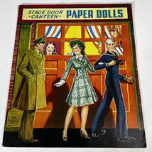 Stage Door Canteen Original Paper Dolls Saalfield 1943 Vintage NOT A REPRINT - £59.35 GBP