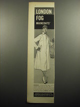 1957 London Fog Maincoats Ad - Duchess - £14.44 GBP
