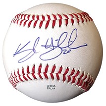 Kyle Higashioka San Diego Padres Signed Baseball NY Yankees Autographed Proof - £70.08 GBP