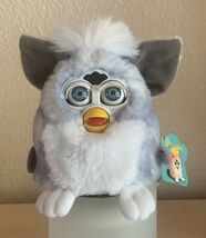 RARE Vintage 1999 ‘PURPLE TIP’ Blue Eyes Furby Babies W/ Tags Tiger Elec... - $179.45