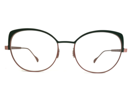Caroline Abram Eyeglasses Frames YSEE 584 M9 Green Pink Rose Gold 52-17-130 - £221.22 GBP