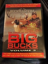 Big Bucks Volume 3 - The Thrill Of The Hunt - Buckmasters - Dvd - New Sealed C - £2.06 GBP