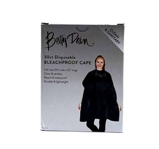 Betty Dain 30 ct Disposable Bleachproof Cape Full Size 34&quot; Wide X 52&quot; Long - $26.68