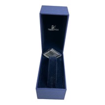 Swarovski Empty HInged Blue Empty Presentation Box 3.75&quot; x 2&quot; x 3&quot; - $9.00