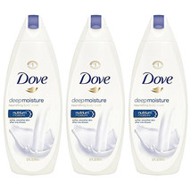 3-New Dove Body Wash Deep Moisture For Dry Skin Hydration Profunde- 22 oz bottle - $32.74