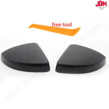 Carbon Fibre Style Side Mirror Cap Covers for Audi A3 S3 RS 8V RS3 2013 ... - $27.10