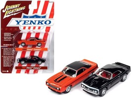 1969 Chevrolet Camaro Hugger Orange with Black Top and Stripes and 1967 Chevrole - £18.18 GBP