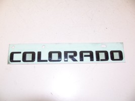 Chevrolet Colorado Black Door Script Letters Emblem Oem 242 - £19.46 GBP