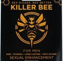 KILLER BEE MALE ENHANCEMENT CHOOSE QUANTITY FROM DROP DOWN MENU - $14.99 - $134.99