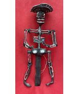 Eusebio Pascual Mexican Folk Art Alambriode Day Of Dead Funky Skeleton P... - £78.22 GBP