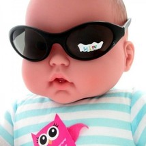 Kids Age 1 to 3 Sports Black Sunglasses Flexible Frame For Children Boys... - $9.69