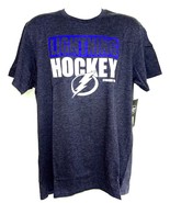 Tampa Bay Lightning NHL '47 Blockout Fall Navy Blue Club Tee Shirt Men's XL - $22.99