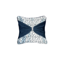 Black Pillow,  Beautiful Design,  Black Velvet, Throw Pillow 18x18&quot; - £46.99 GBP