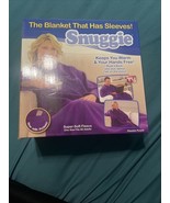 Snuggie Passion Purple Original TV Blanket Sleeves Pockets Fleece Adult ... - $543.11 MXN