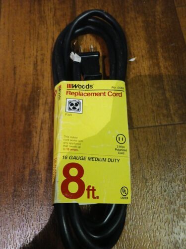 Woods 8 Ft Power Tool Supply Repair Cord - 16 Gauge Medium Duty - New - $9.89