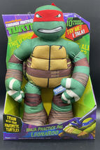 Teenage Mutant Ninja Turtles Raphael Practice Pal Talking Plush TMNT Playmates - £31.28 GBP