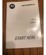 User’s Guide Motorola V710 CDMA Instruction Manual Only Ships N 24h - €14,61 EUR