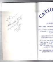 Cationary by Harold Reitz (2002, Paperback) Signed autographed - £55.31 GBP