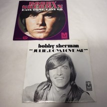 Lot of 2 Bobby Sherman 45 RPM Easy Come Go Julie Do Ya Love Me Picture Sleeves - £12.02 GBP