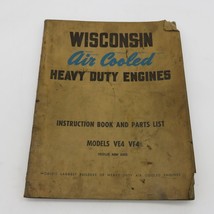 Wisconsin Air Cooled Heavy Duty Engine VE4 VF4 Instruction Book and Part... - $8.09
