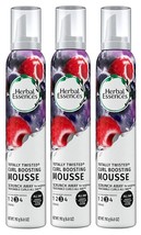 (3) Herbal Essences Totally Twisted Curl-Boosting Mousse Berry Essences, 6.8 oz - £31.33 GBP