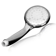 LED Shower Head Automatic Color Changing Temperature Control Bathroom Showerhead - £16.01 GBP