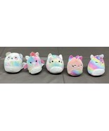 Squishville By Squishmallows Mini Plush Rainbow Dream Squad Set Of 5 2&quot; ... - £16.78 GBP