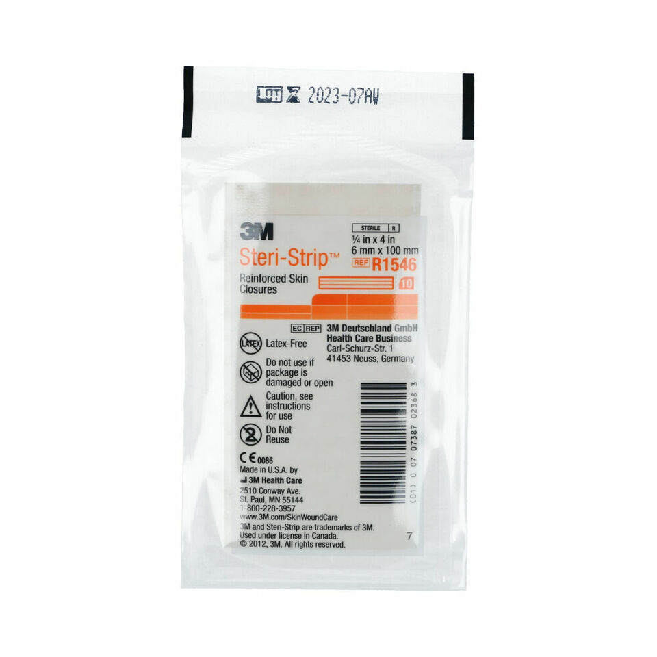 3M Steri-Strip Reinforced Skin Closures 6mm x 100mm | 1 Pack of 10 Strip... - $1.57