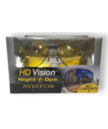 HD Vision Night Ops Aviator Glasses - £15.33 GBP