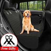 Waterproof Pet Dog Seat Cover Hammock For Back Seat Car Truck Suv With S... - £36.35 GBP